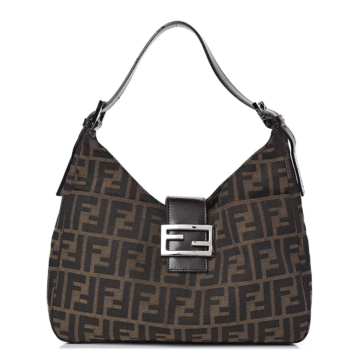 Fendi Zucca Hobo Tobacco 1 of 9