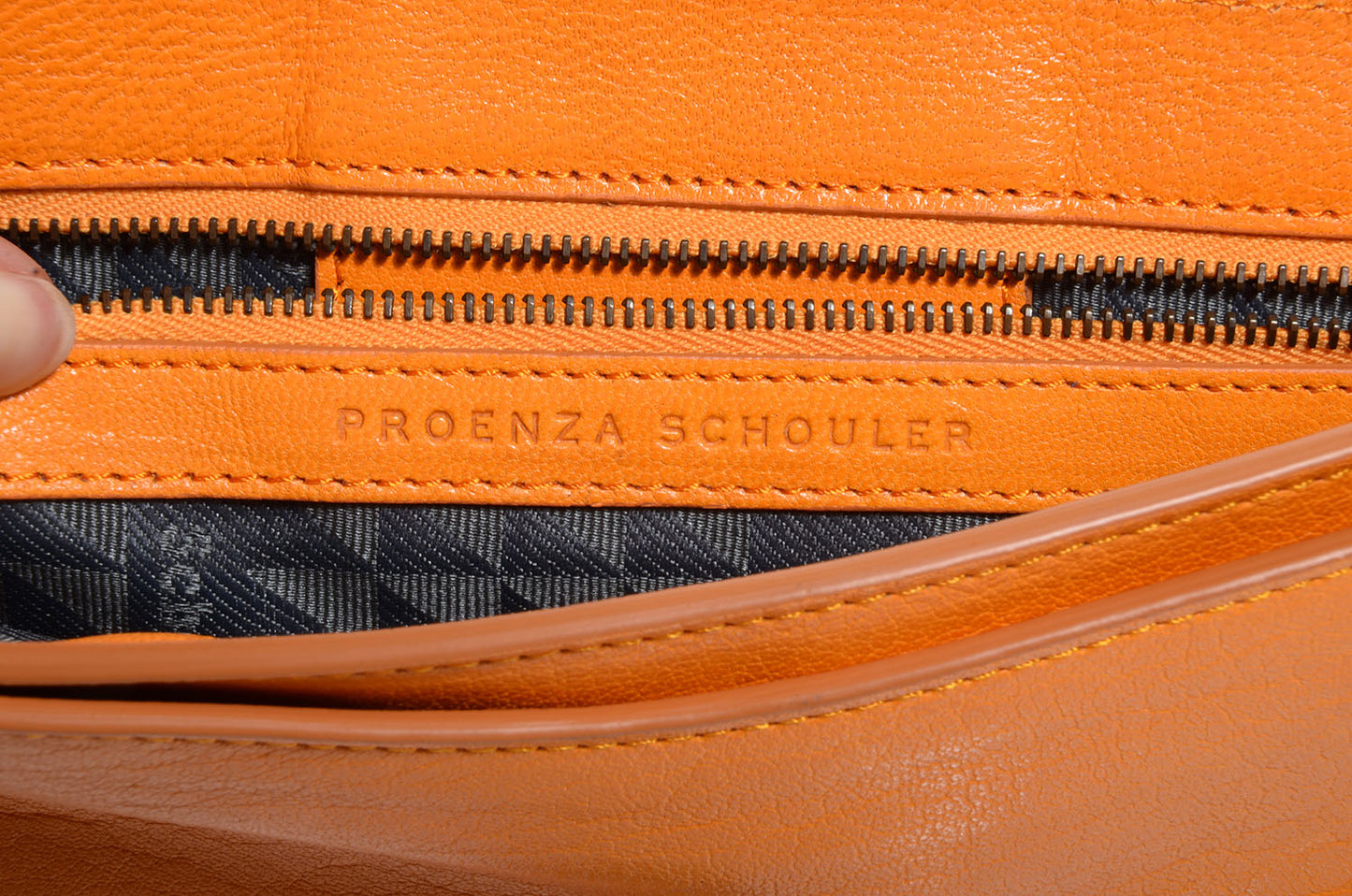 Leather PS1 Pochette Clutch Krishna