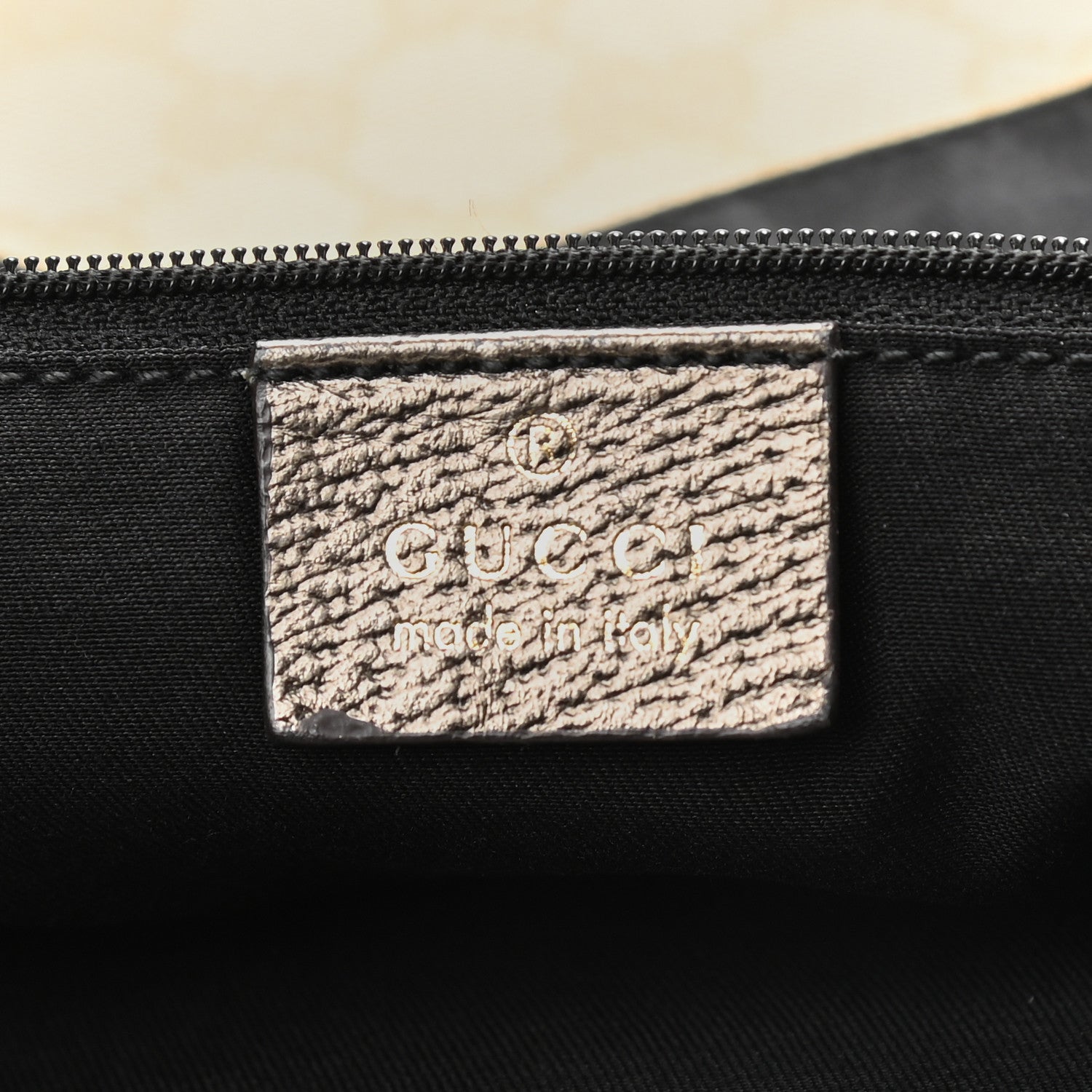 Gucci Monogram Large Abbey Tote Gunmetal 5 of 10