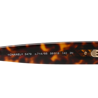 Chanel Acetate Square CC Sunglasses 5478 Tortoise 5 of 7