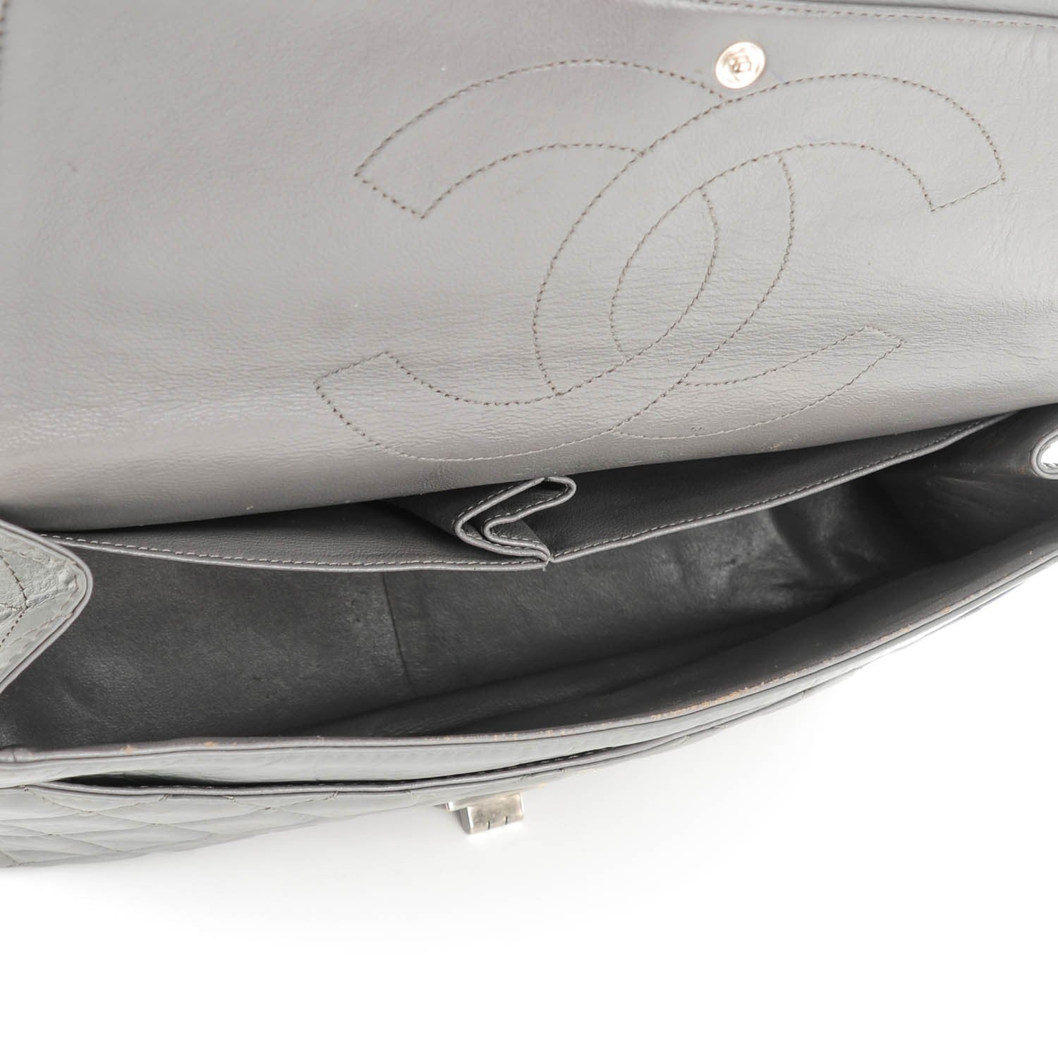 Chanel Aged Calfskin Quilted 2.55 Reissue 227 Flap Grey 5 of 8