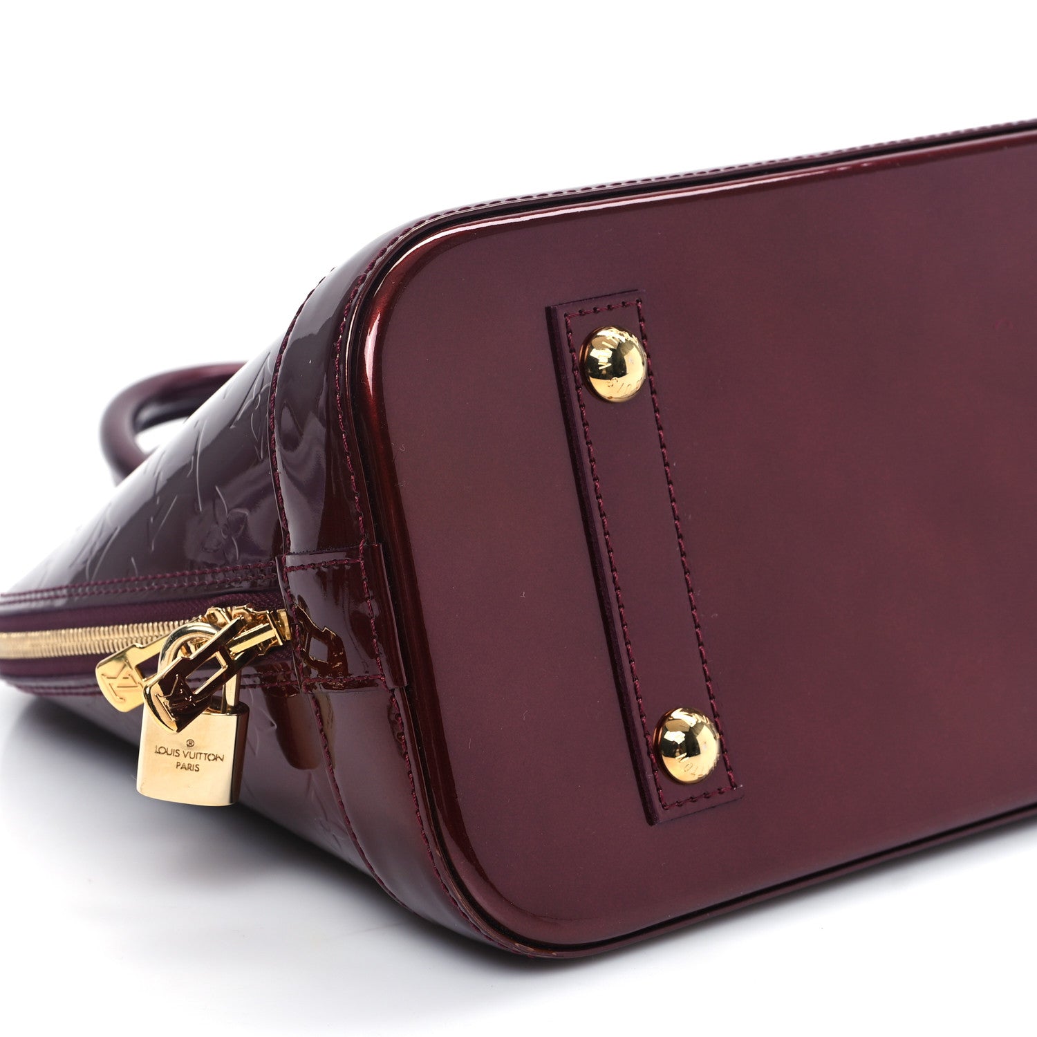 Louis Vuitton Vernis Alma PM Rouge Fauviste 8 of 10