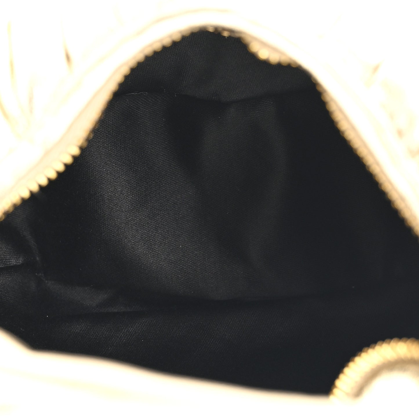 Metallic Nappa Matelasse Mini Wander Hobo Pirite