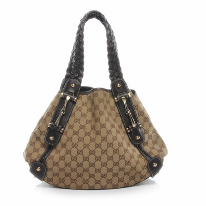 Gucci Monogram Small Pelham Tote Ebony 1 of 7