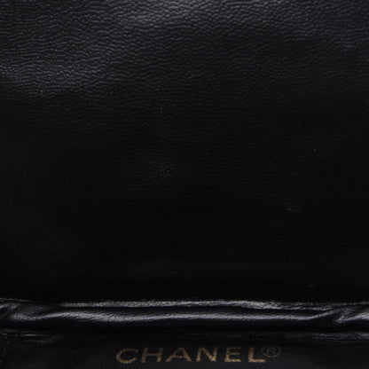 Chanel Lambskin Vanity Cosmetic Case Black 10 of 21