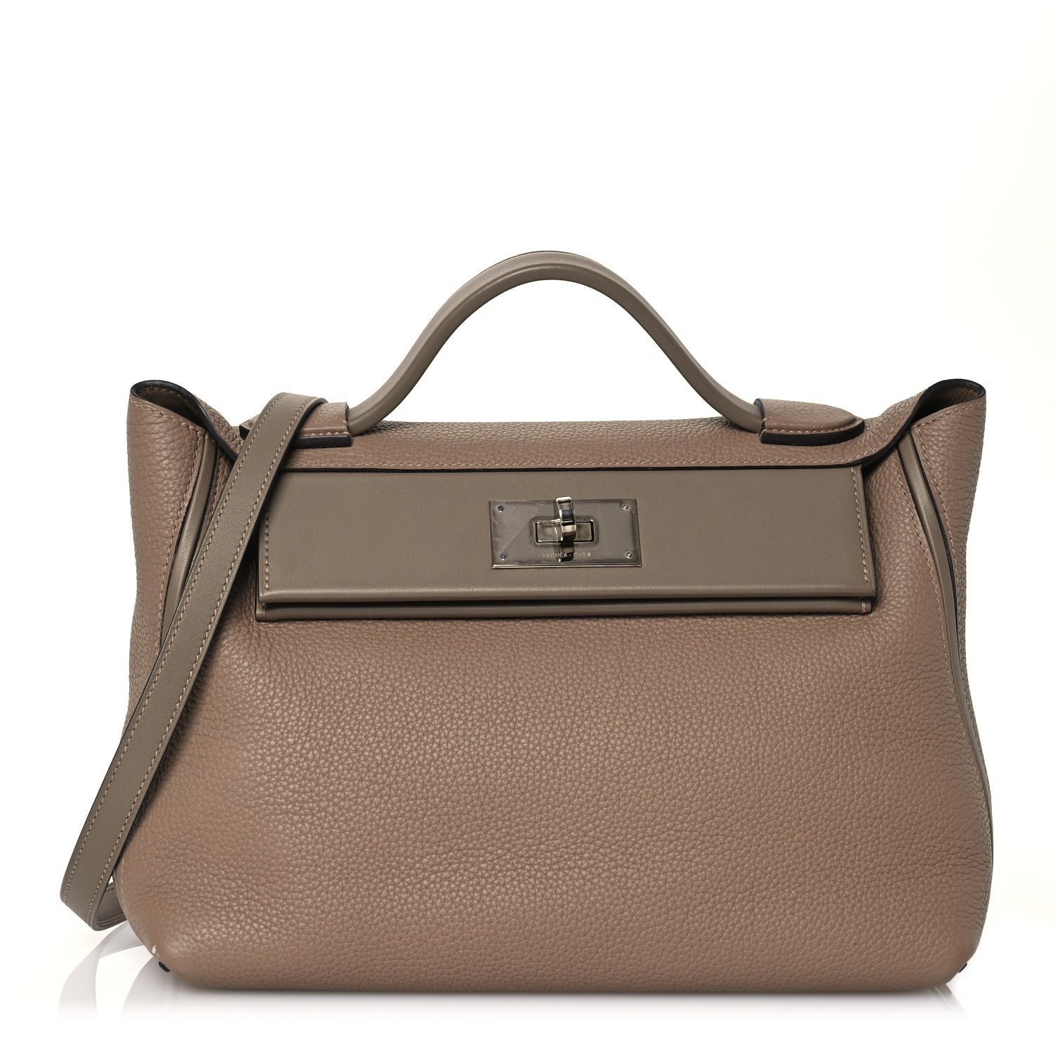 Hermes Taurillon Maurice Swift 24/24 29 Beige De Weimar 1 of 13