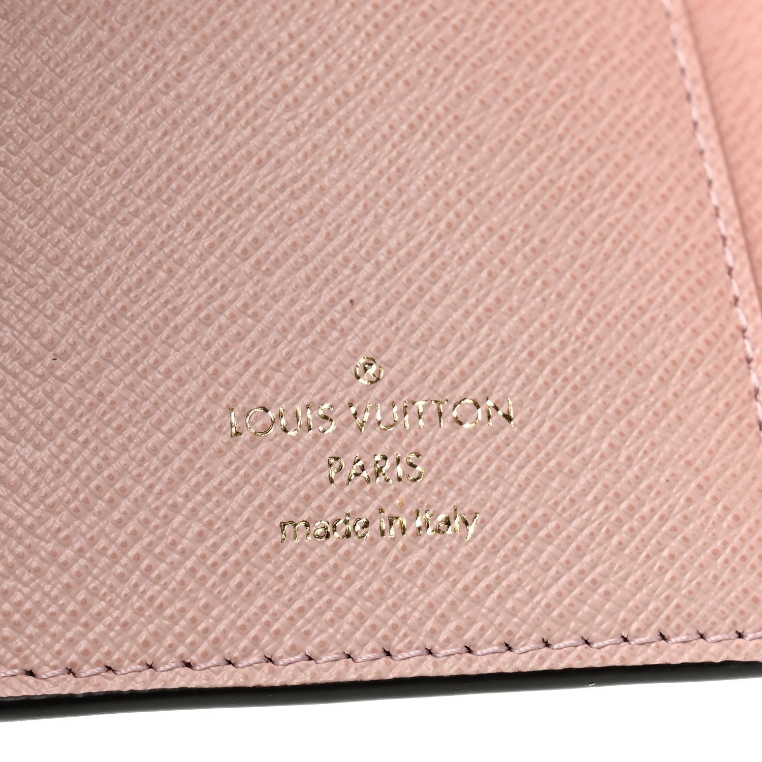 Louis Vuitton Damier Ebene Victorine Wallet Rose Ballerine 1815921