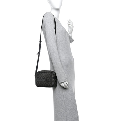 Gucci GG Supreme Monogram Mini Shoulder Bag Grey Black 2 of 14