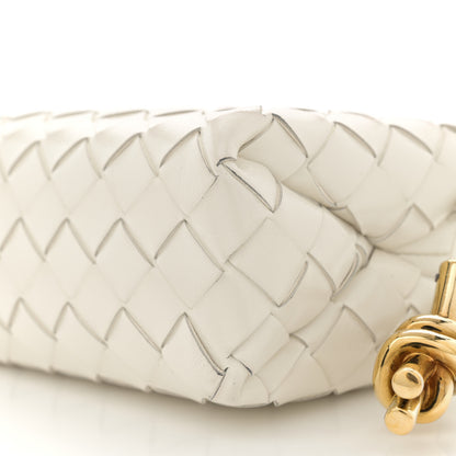 Bottega Veneta Polished Nappa Intrecciato Knot Mini Loop Camera Bag Bone 9 of 11