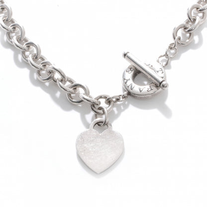 Tiffany Sterling Silver Heart Tag Toggle Necklace 4 of 5