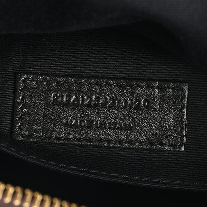 Saint Laurent Raffia Canvas Monogram Lou Camera Bag Dark Chocolate 6 of 10