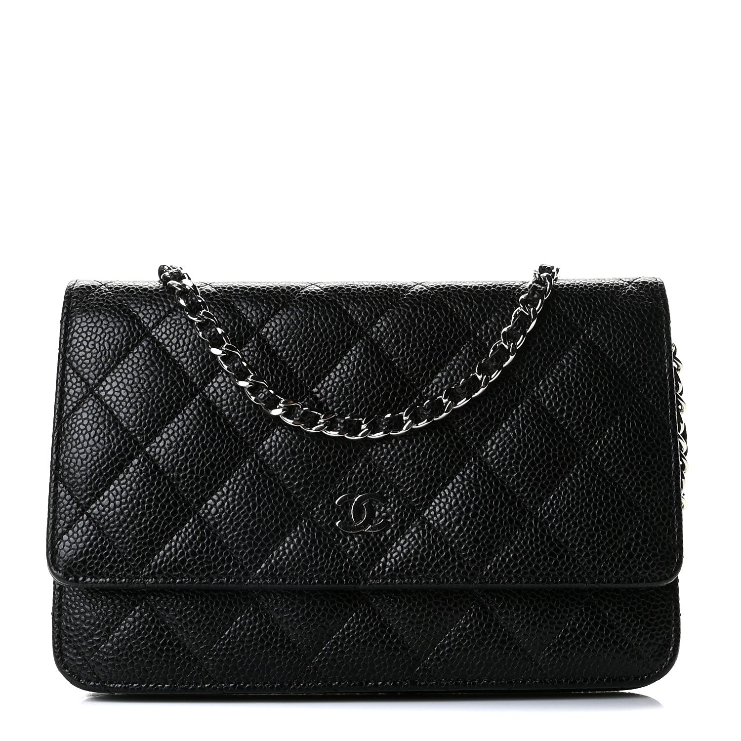 Chanel Caviar Quilted Wallet On Chain WOC Black 15 of 19