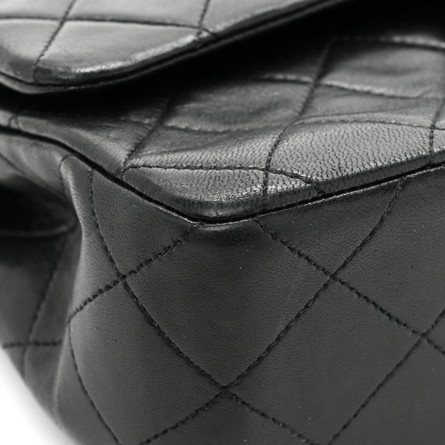 Chanel Lambskin Quilted Small Double Flap Black 13 of 18