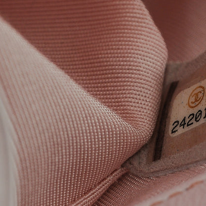 Chanel Lambskin Iridescent PVC Chevron Quilted Small Boy Flap Light Pink Silver 7 of 7