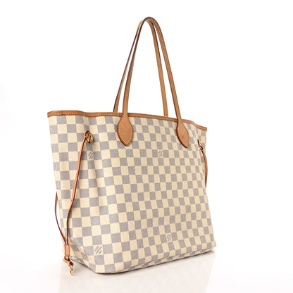 Louis Vuitton Damier Azur Neverfull MM 3 of 9