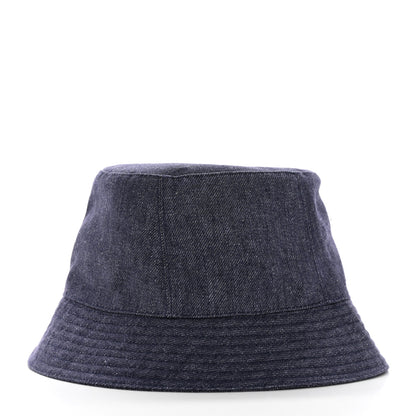 Hermes Denim Eden Bucket Hat 56 Indigo 6 of 11