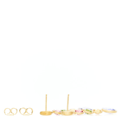 Marco Bicego 18K Yellow Gold Multi Gemstone Jaipur Color Drop Earrings 4 of 4