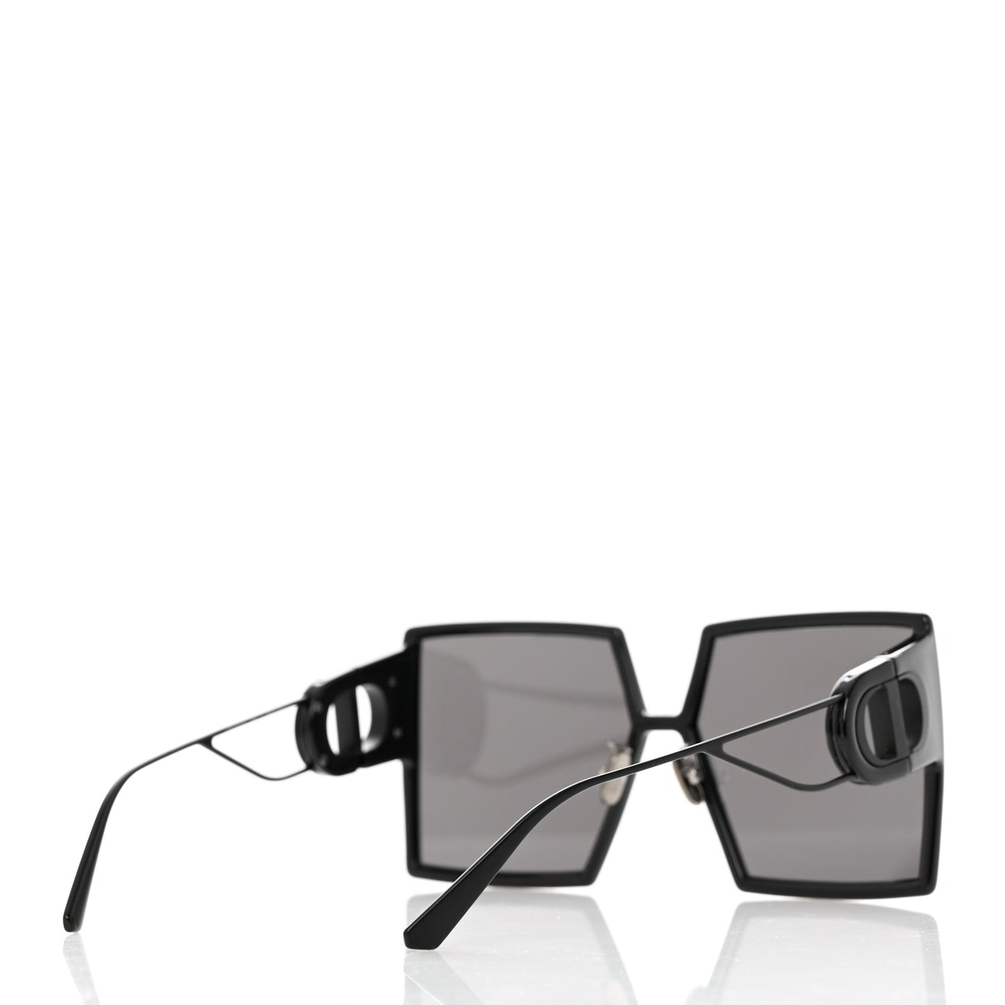 Square 30 Montaigne Sunglasses Black