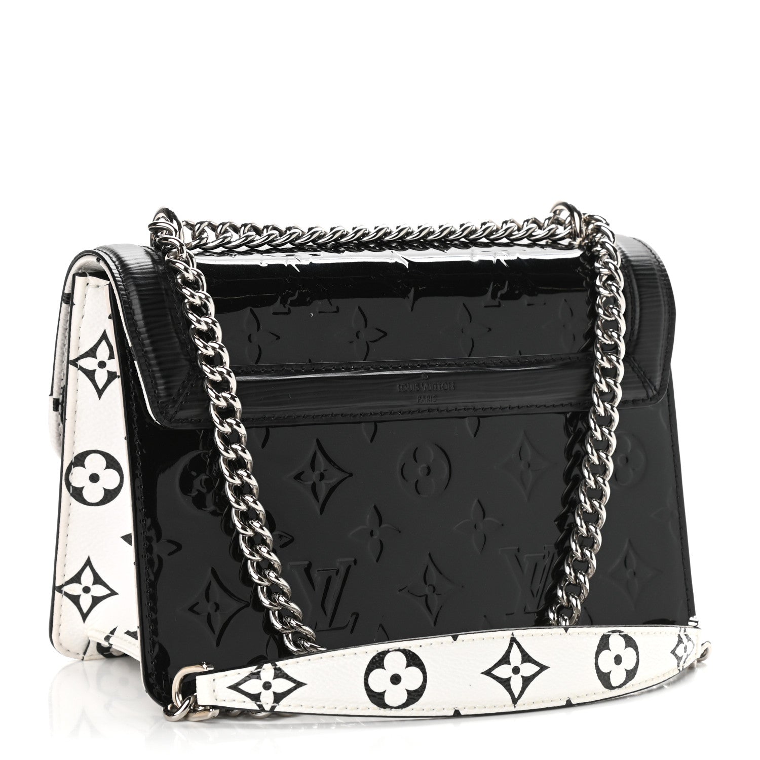 Louis Vuitton Vernis Epi Monogram Wynwood Black White 3 of 10