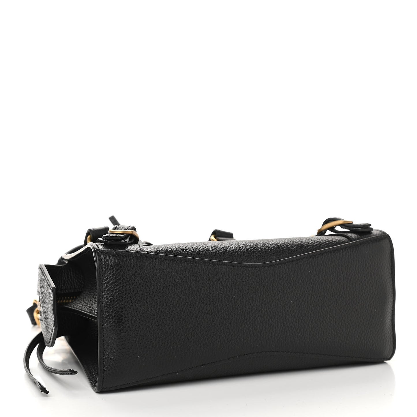 Grained Calfskin Neo Classic Gold Hardware Mini City Black