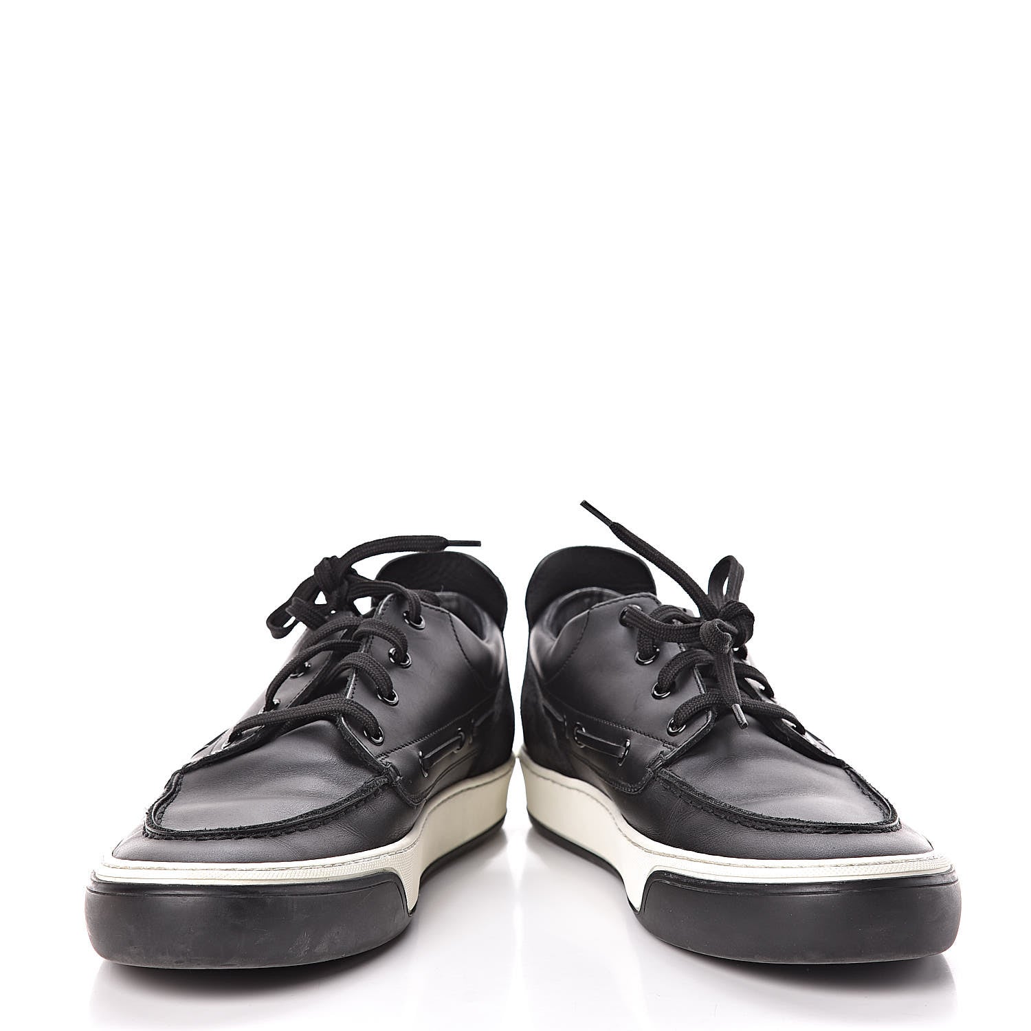 Louis Vuitton Calfskin Sneakers 8 Black 5 of 11