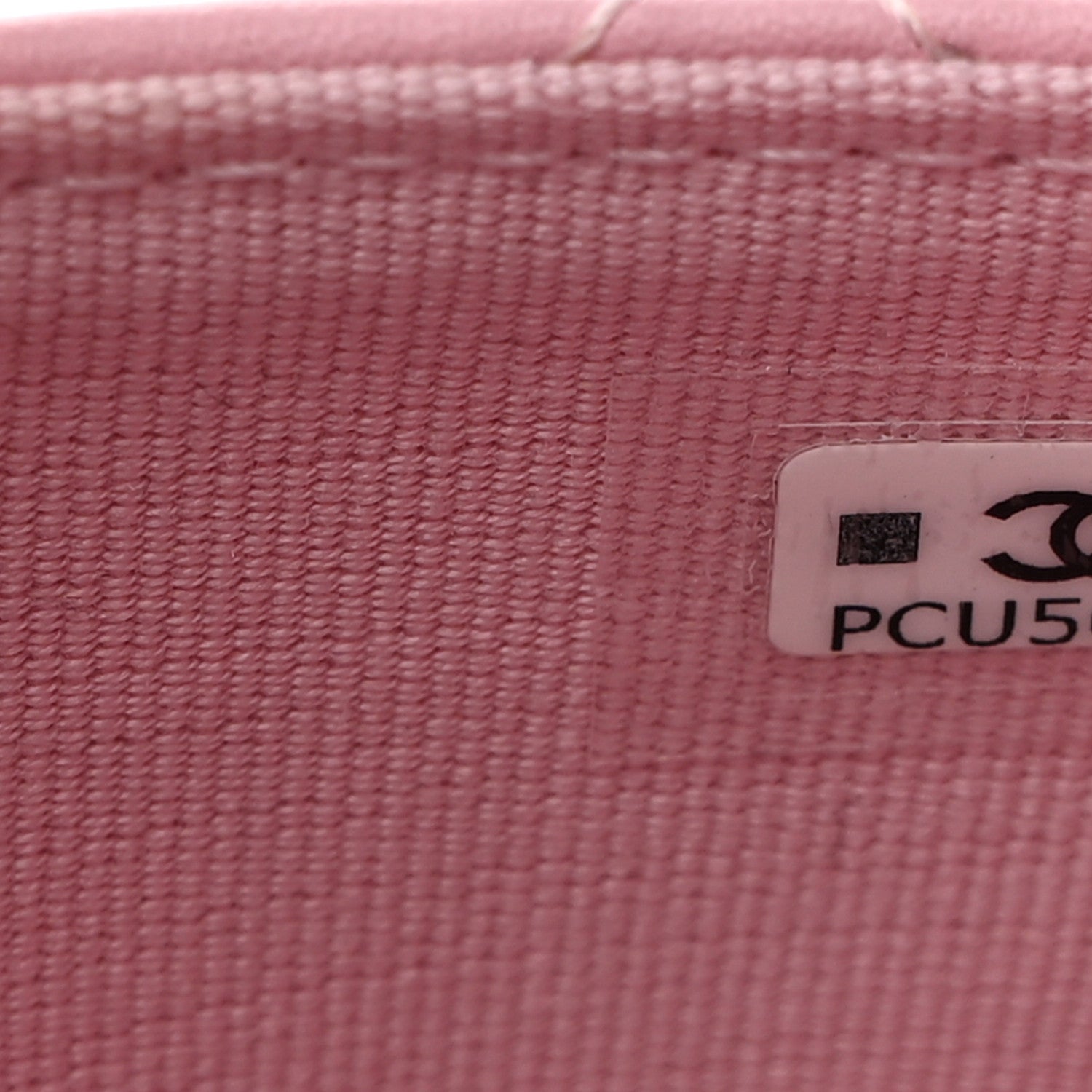 Chanel Lambskin Quilted Zip Card Holder Pink 8 of 8