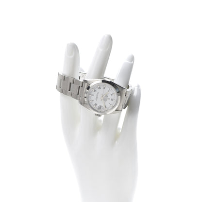 Rolex Stainless Steel 31mm Oyster Perpetual Datejust Watch White Roman 68240 2 of 6