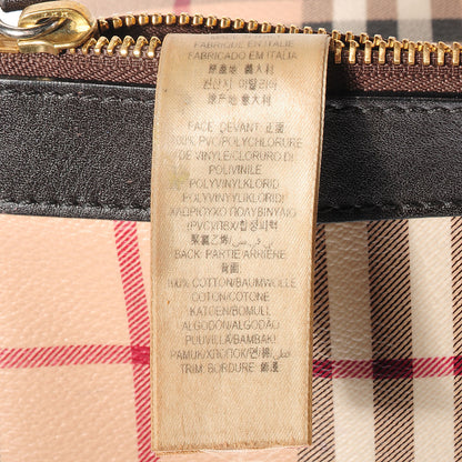 Burberry Haymarket Check Adeline Foldover Clutch Brown 6 of 8