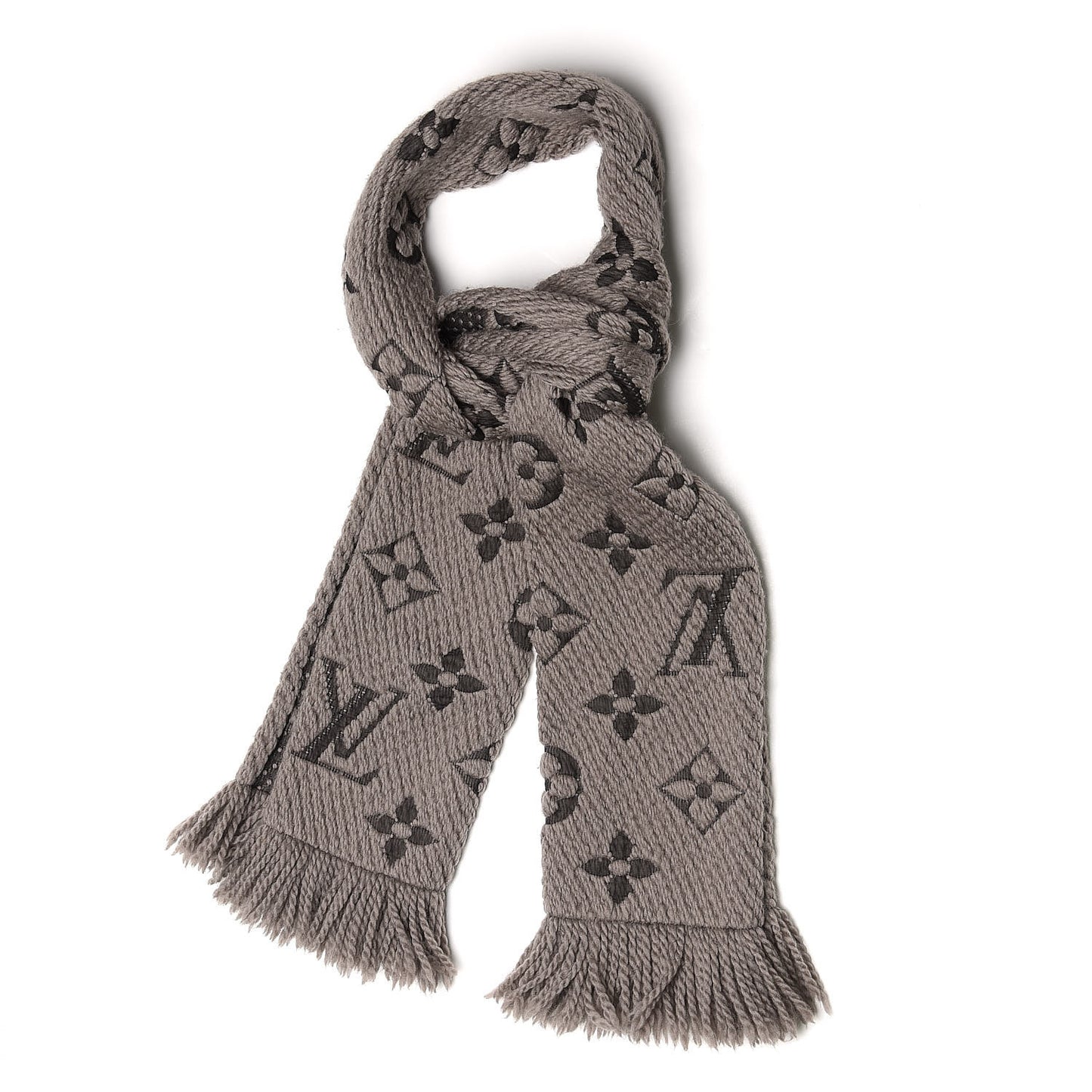 Wool Silk Logomania Scarf Verone