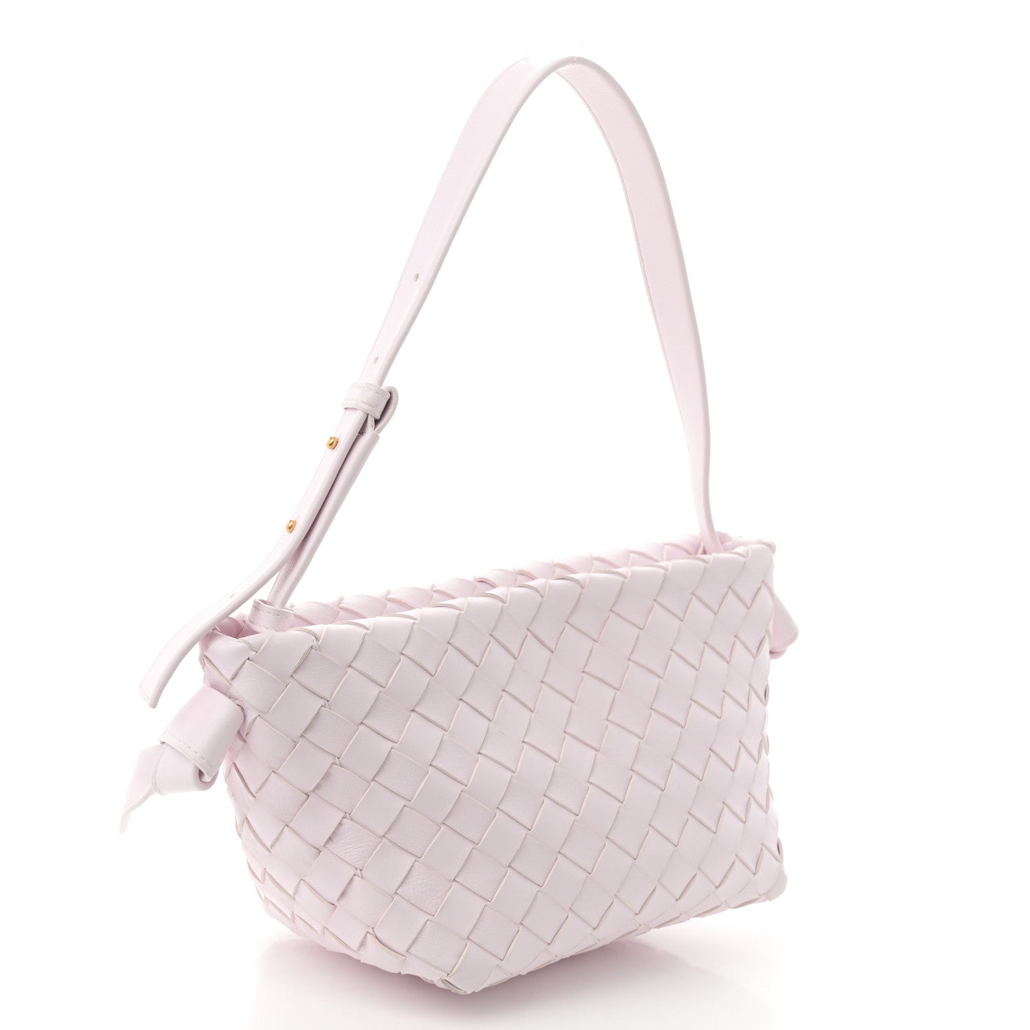 Bottega Veneta Nappa Intrecciato Tie Shoulder Bag Bliss Washed 3 of 9