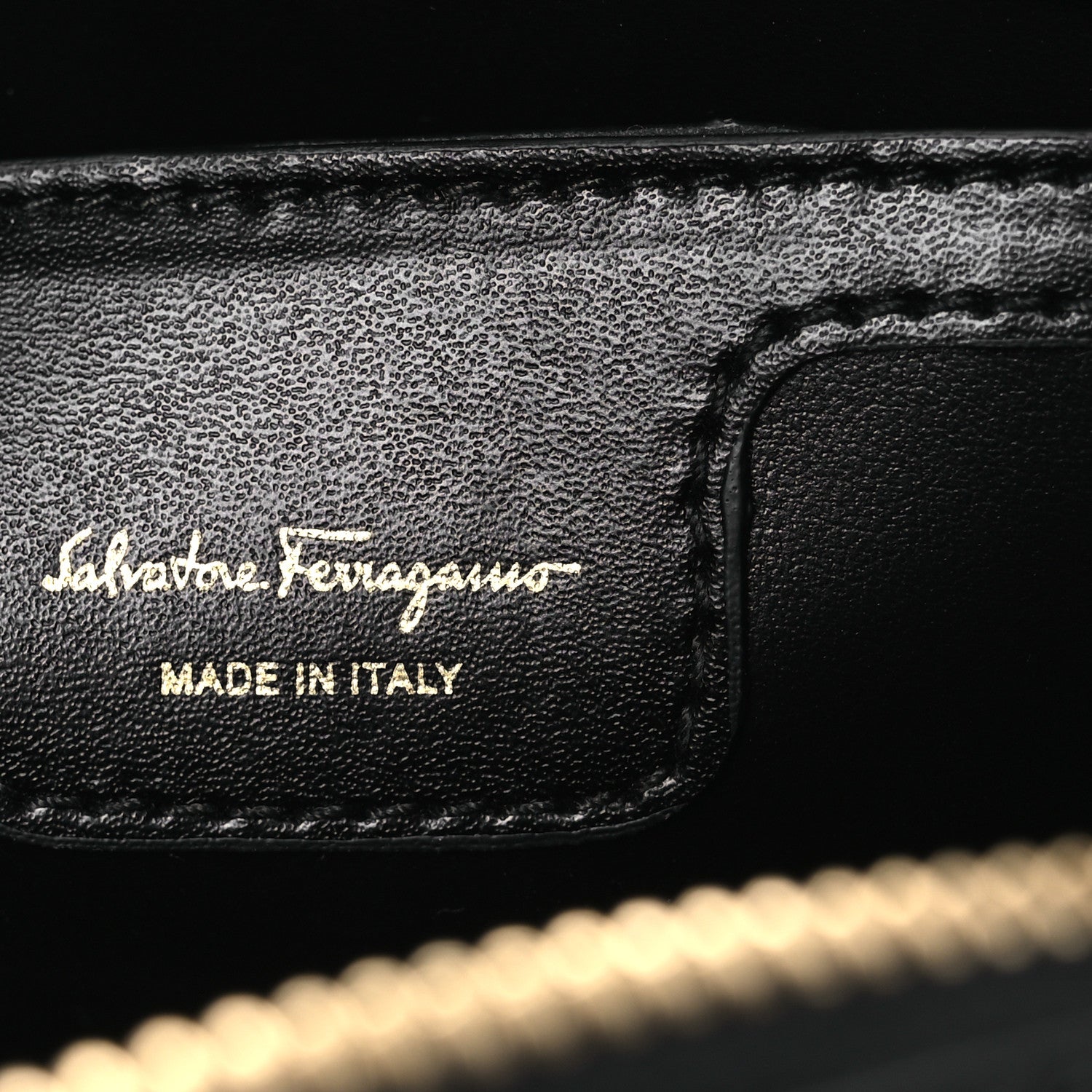 Salvatore Ferragamo Smooth Calfskin Vara Bow Camera Bag Black 6 of 11