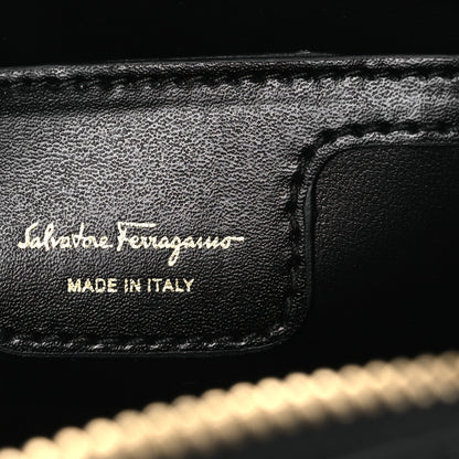 Salvatore Ferragamo Smooth Calfskin Vara Bow Camera Bag Black 6 of 11