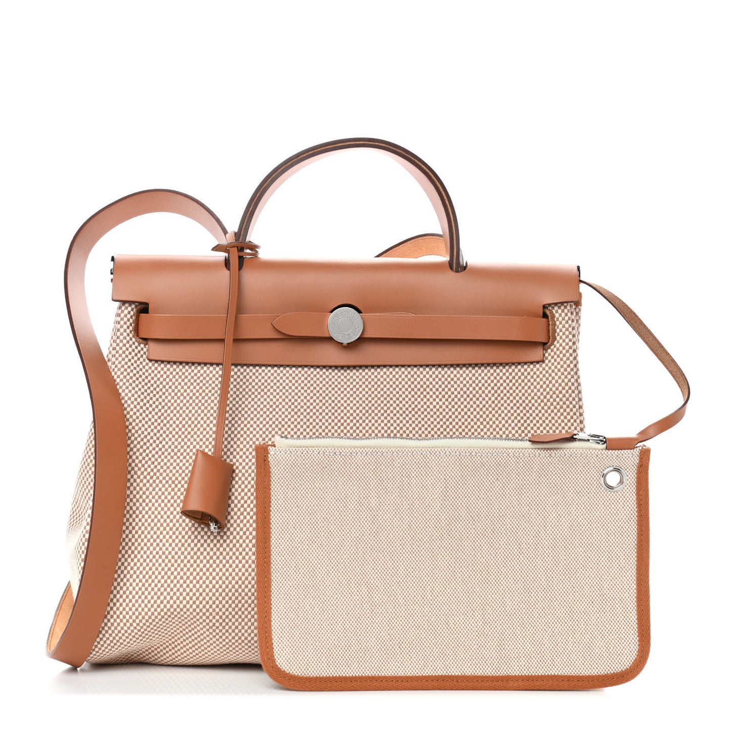 Vache Hunter Criss Viking Herbag Zip Retourne 31 PM Ecru Beige Naturel