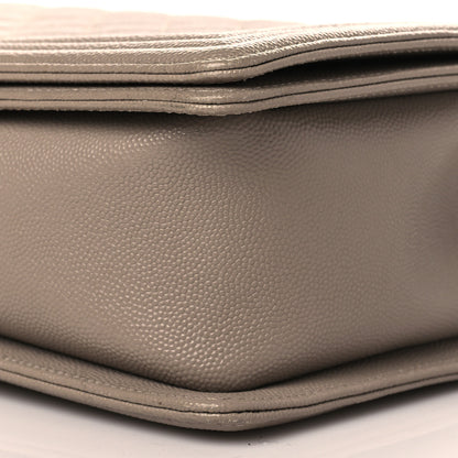 Chanel Caviar Quilted New Medium Boy Flap Grey 10 of 11