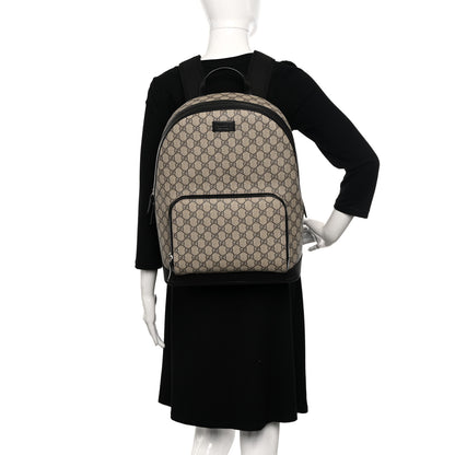Gucci GG Supreme Monogram Medium Backpack Black 2 of 11