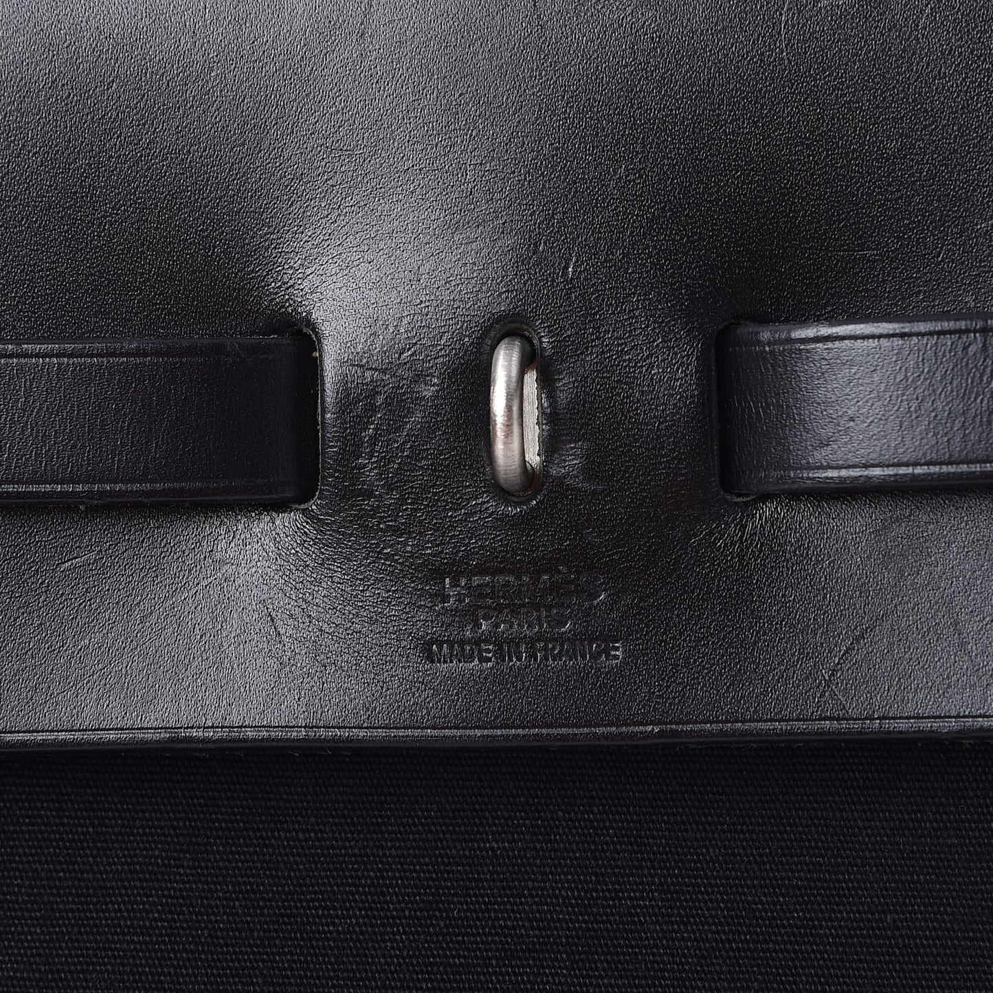 Toile Vache Calfskin Herbag 39 MM Black