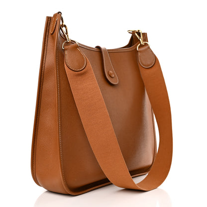 Hermes Courchevel Evelyne GM Gold 3 of 13