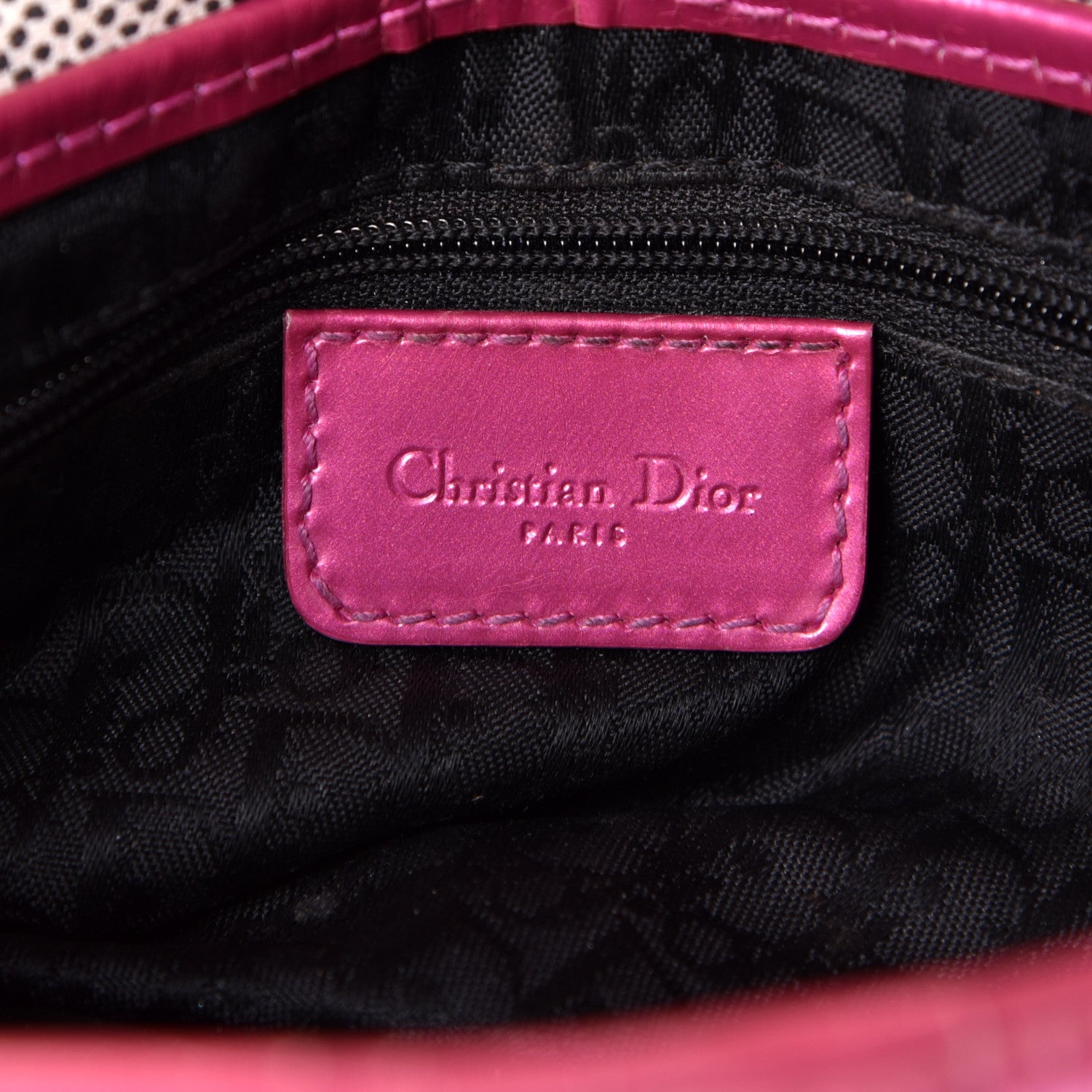 Christian Dior Canvas Filth Saddle Bag Multicolor 6 of 9