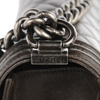 Chanel Lambskin Quilted Medium Boy Flap Brown 5 of 9