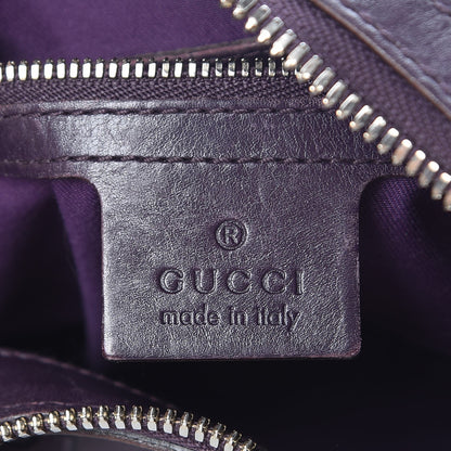 Gucci Calfskin Horsebit Embossed Glam Hobo Purple 6 of 16