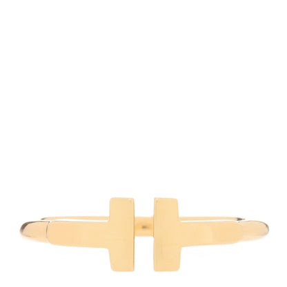 Tiffany 18K Yellow Gold T Wire Ring 50 5.5 1 of 4
