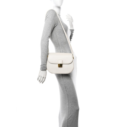 Bottega Veneta Calfskin Small Desiree Crossbody Bag Chalk 2 of 12