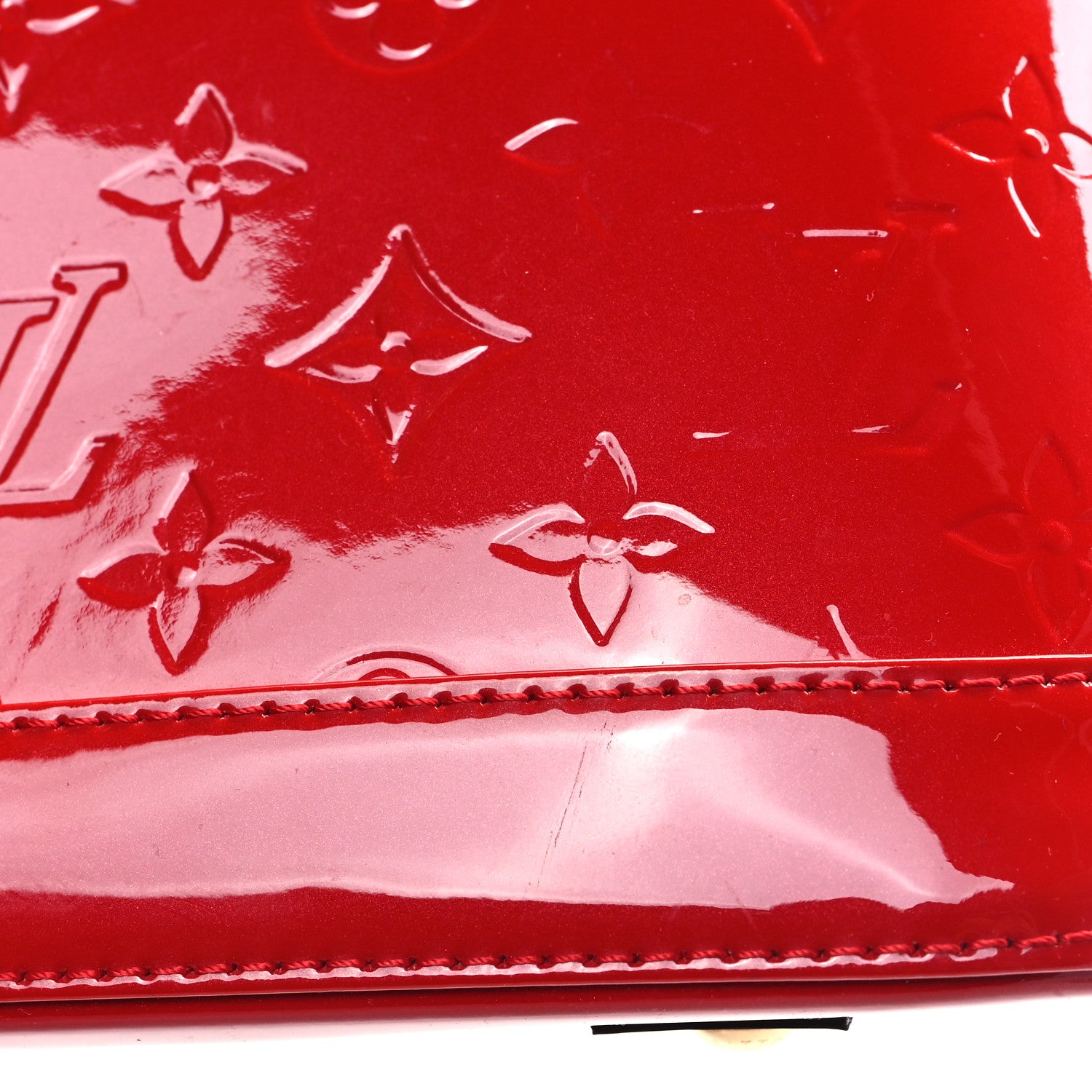 Louis Vuitton Vernis Alma BB Cherry 11 of 11