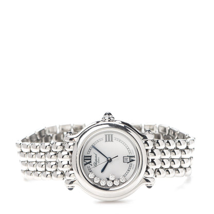 Chopard Stainless Steel 7 Diamond 32mm Happy Sport Quartz Watch 2 of 6