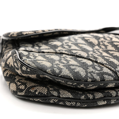 Christian Dior Monogram Saddle Bag Black 9 of 11