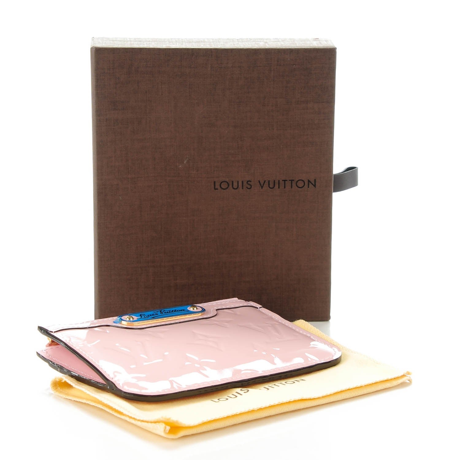 Louis Vuitton Vernis Key Pouch Rose Ballerine 4 of 7