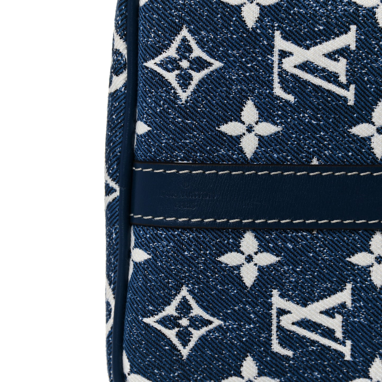 Monogram Jacquard Denim Speedy Bandouliere 25 Bleu