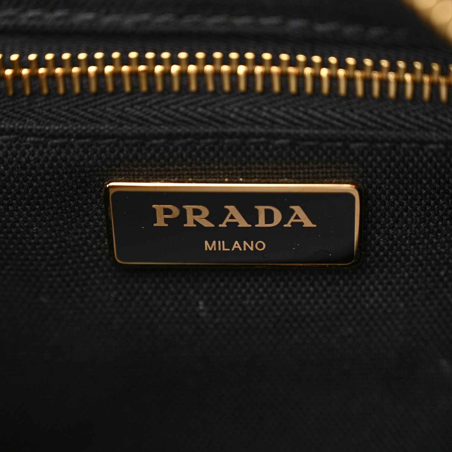 Prada Wicker Canvas Tote Naturale Black 6 of 12