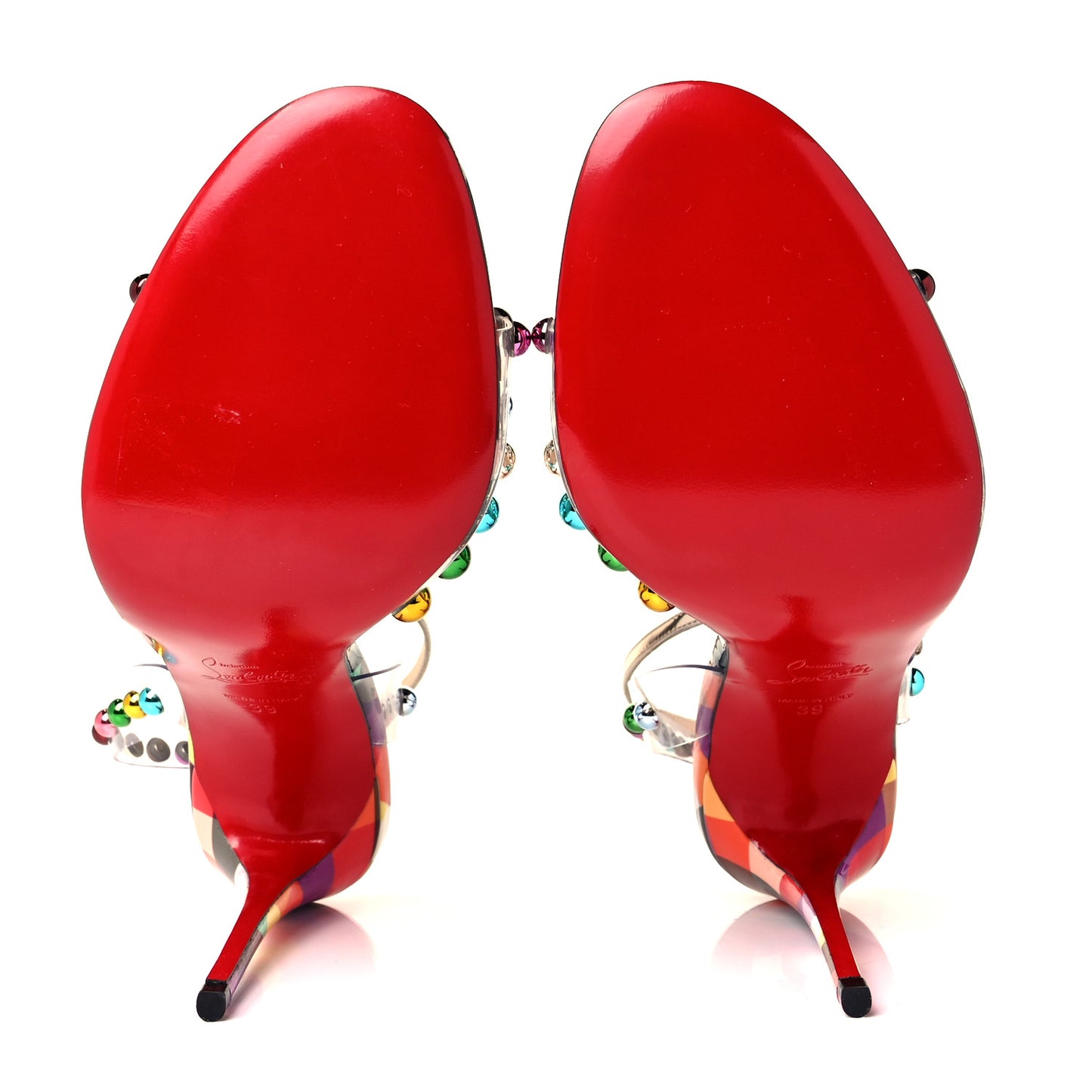 Patent PVC Faridaravie 100 Sandals 39 Multicolor