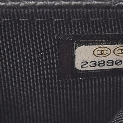Chanel Caviar Quilted Flap Card Holder Black 8 of 9